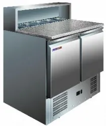 Купить стол холодильный cooleq ps900 гранит для пиццы на 257л (+2...+8) 2дв. – цена от завода, доставка до двери | RuOborudovanie.ru