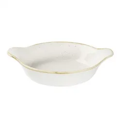 Купить форма для запекания d17,5см/21,5см 0,59л, с ручками, stonecast, цвет barley white swhslren1 – цена от завода, доставка до двери | RuOborudovanie.ru