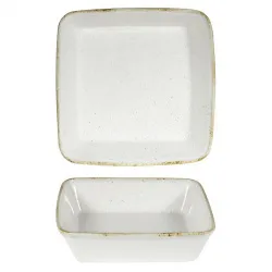 Купить форма для запекания 25х25см h6,2см 2,0л, stonecast hints, цвет barley white shwhsbd1 – цена от завода, доставка до двери | RuOborudovanie.ru