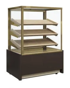 Витрина хлебная 0,9 Carboma Cube 0102-0109 (Kc70 N 0,9-2) корич.-Золотой – купить по цене завода