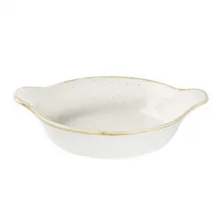 Купить форма для запекания d15см/18см 0,30л, с ручками, stonecast, цвет barley white swhssren1 – цена от завода, доставка до двери | RuOborudovanie.ru